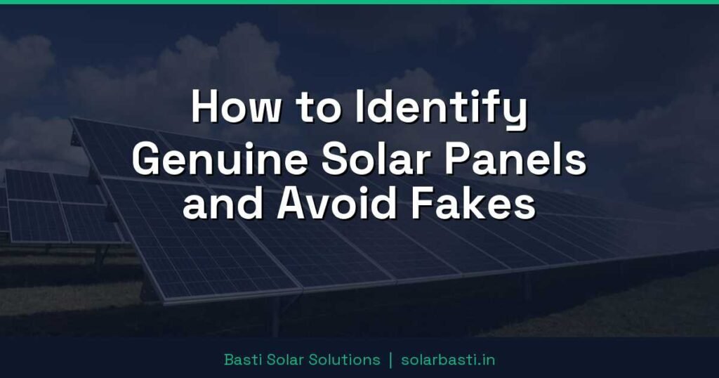 How to Identify Genuine Solar Panels and Avoid Fakes 1 How to Identify Genuine Solar Panels and Avoid Fakes