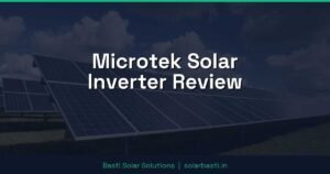 Microtek Solar Inverter Review